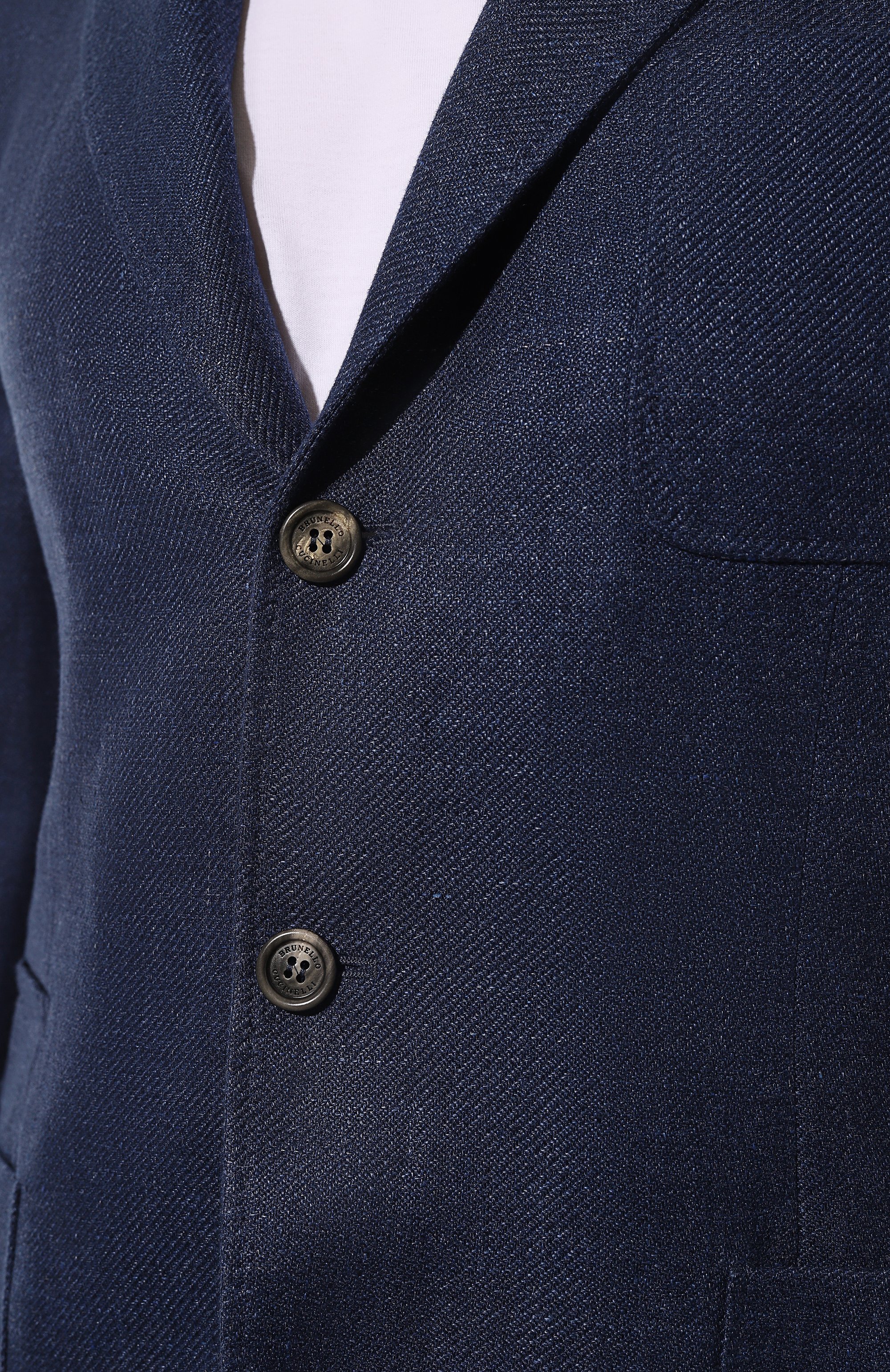 Пиджак изо льна и шерсти BRUNELLO CUCINELLI, арт. MW4827BND, фото 5