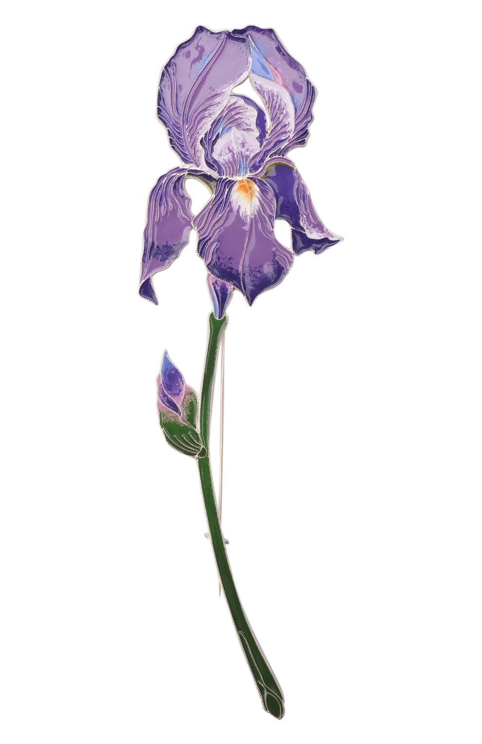 Брошь ирис РУССКИЕ САМОЦВЕТЫ, арт. 41486, фото 1