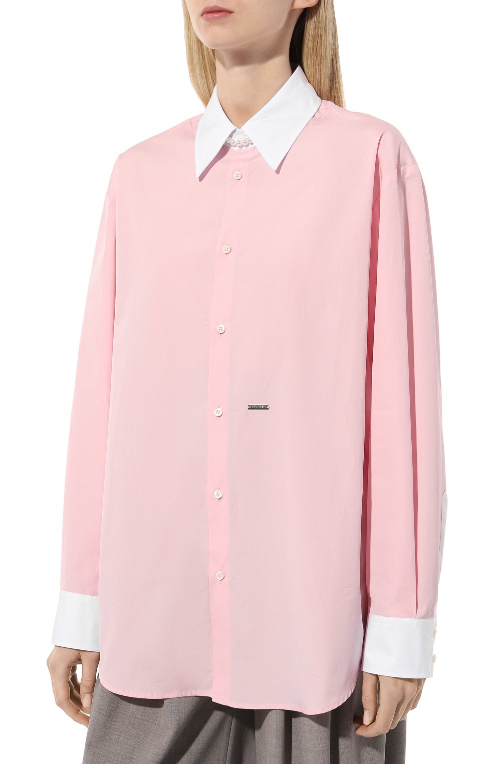 Хлопковая рубашка DSQUARED2, арт. S72DL0745/S36275, фото 3