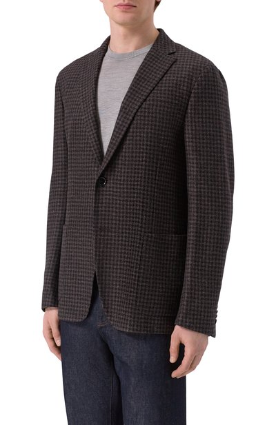 Пиджак из шерсти и льна ZEGNA, арт. 850744/1D7SG0, фото 4