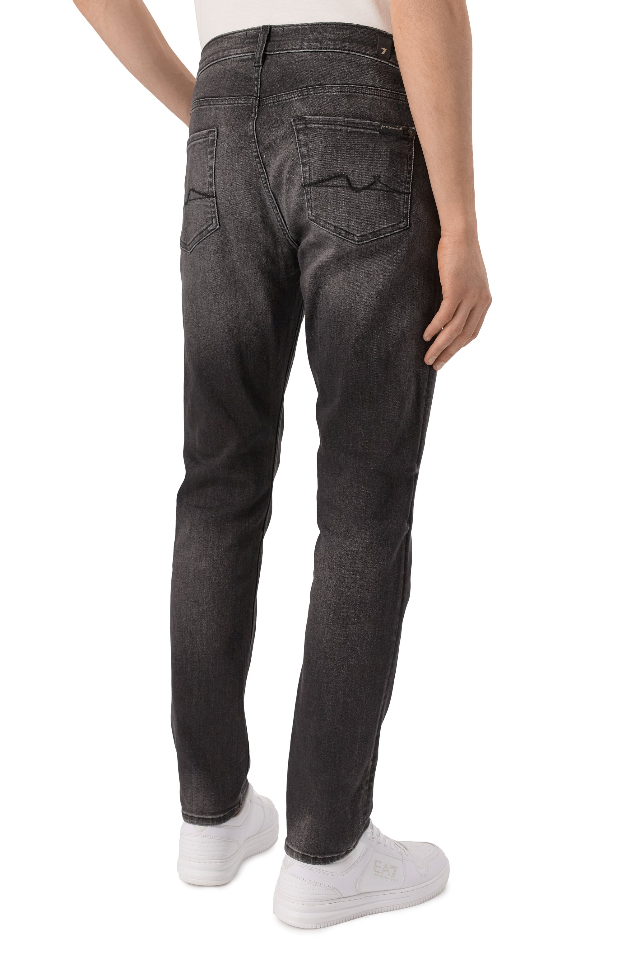 Джинсы slimmy tapered 7 FOR ALL MANKIND, арт. JSMXC880DB, фото 4