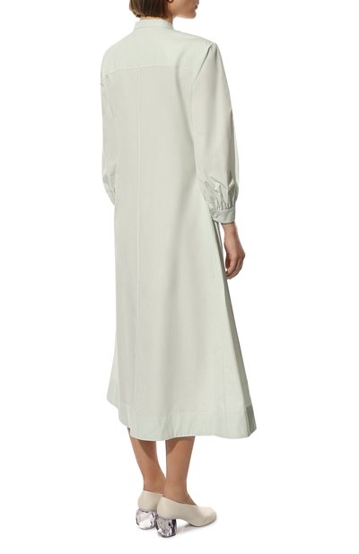 Хлопковое платье JIL SANDER, арт. JSPU500606-WU245200, фото 4