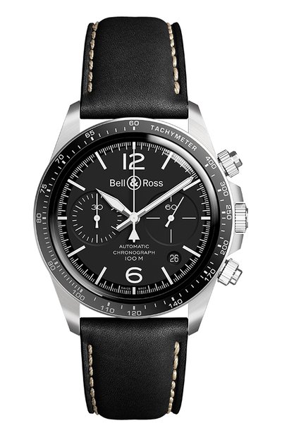 Часы "black steel" BELL AND ROSS, арт. BRV294-BL-ST/SCA, фото 1