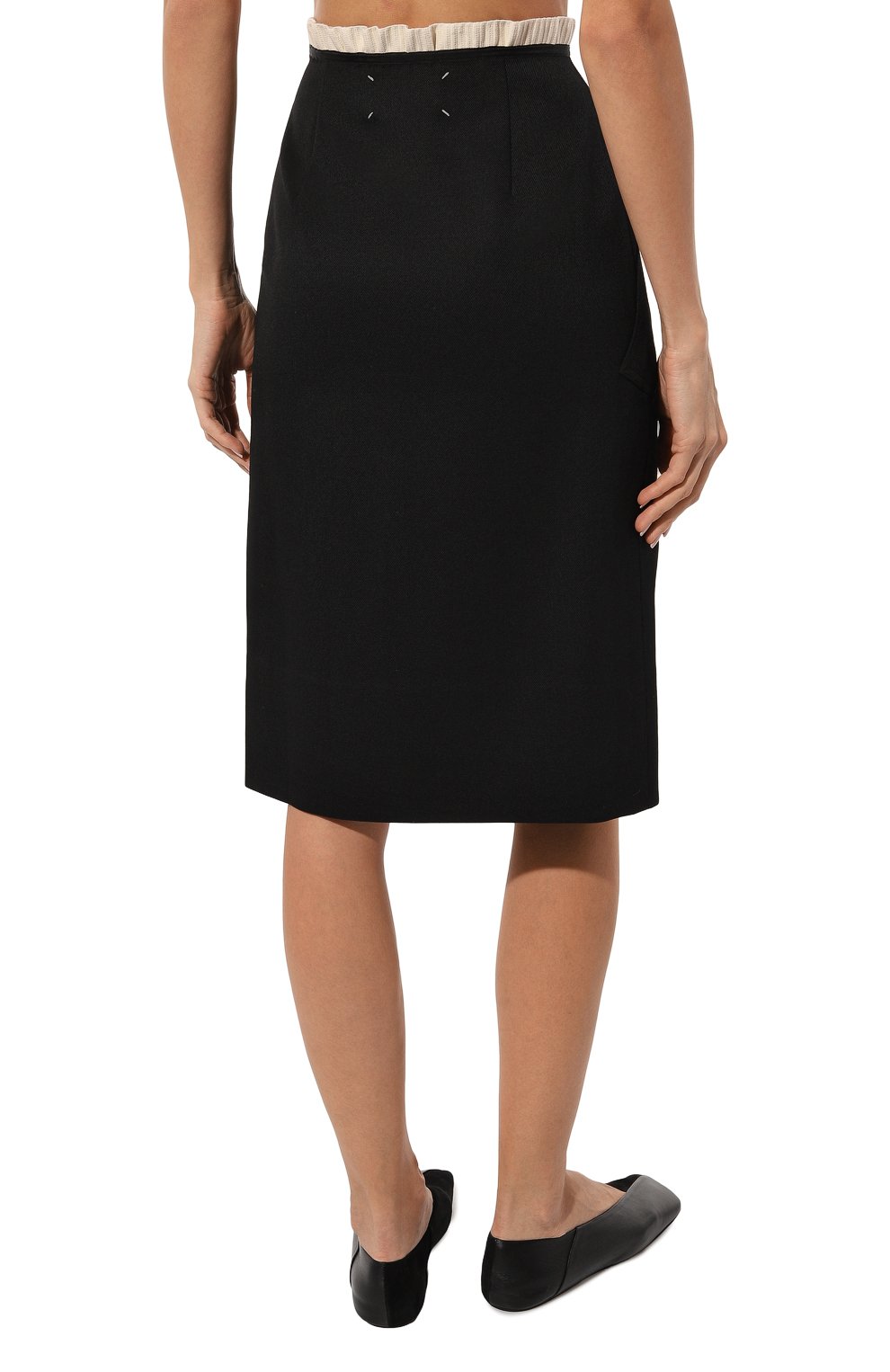 Шерстяная юбка MAISON MARGIELA, арт. S51MA0479/S53216, фото 4