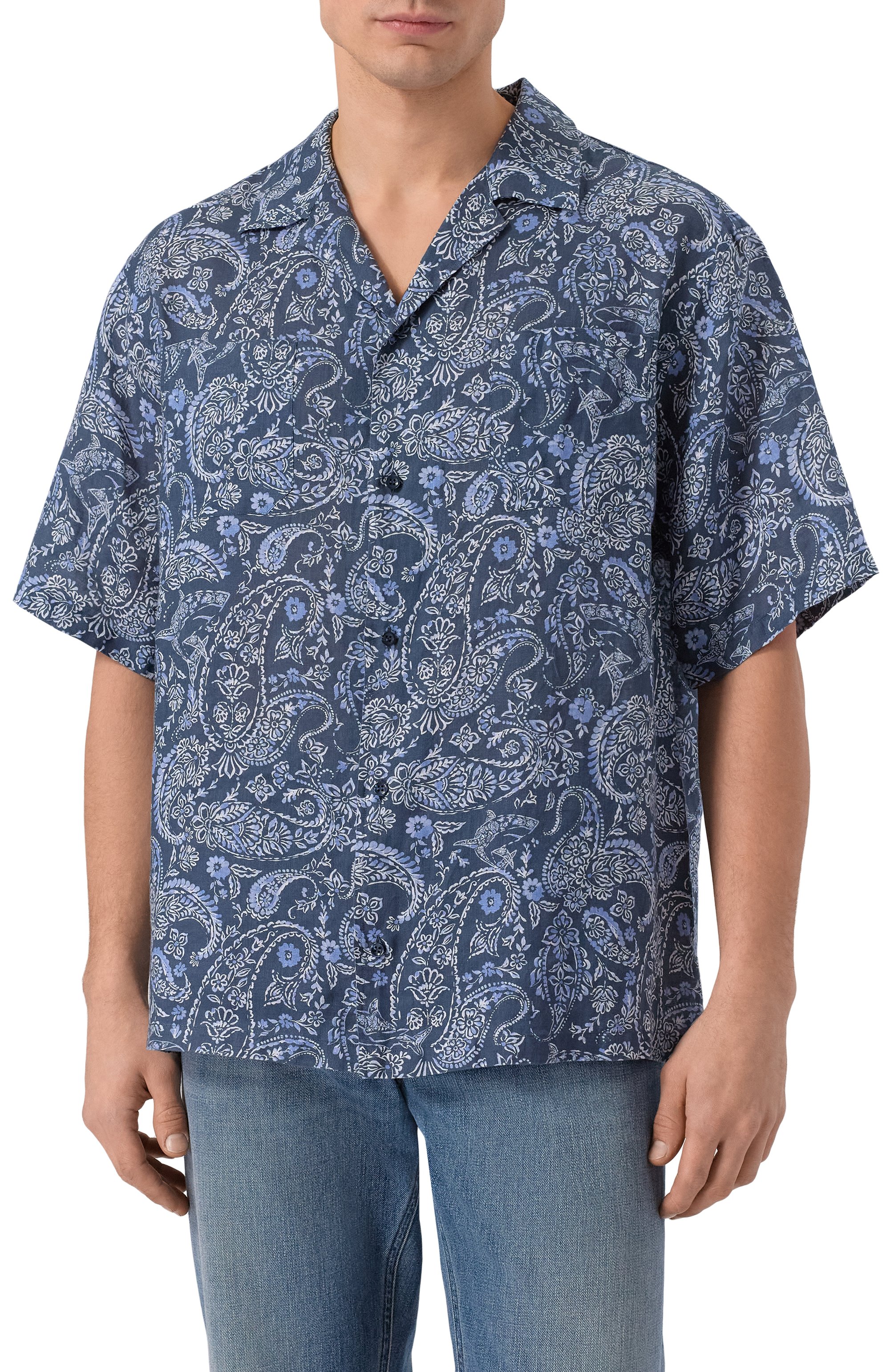 Льняная рубашка PAUL&SHARK, арт. 26413177, фото 3