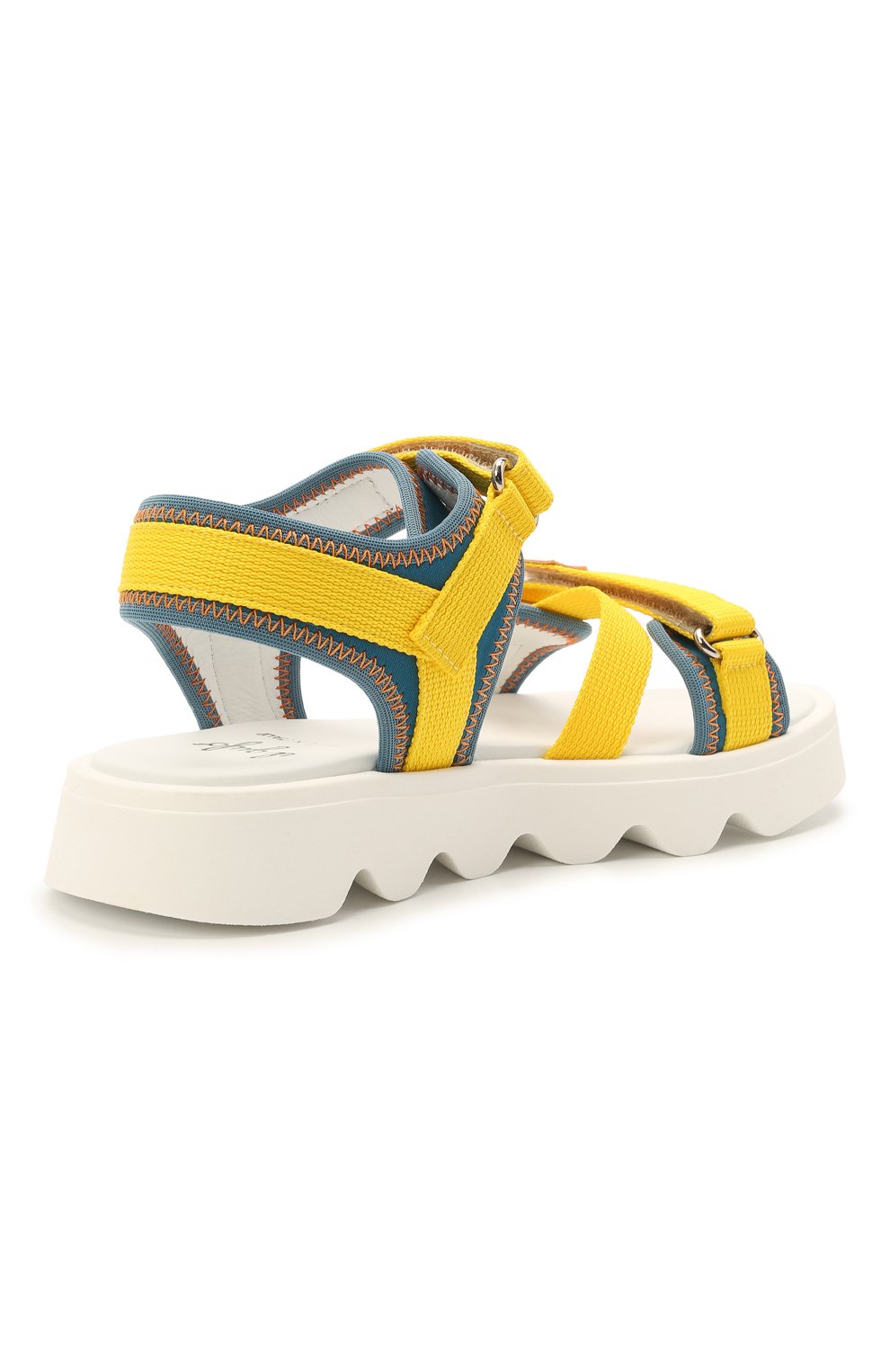 Босоножки IL GUFO желтого цвета по цене 25600 руб., арт. G580/SELVA STRETCH/35-42, фото 3 Босоножки IL GUFO, арт. G580/SELVA STRETCH/35-42, фото 3