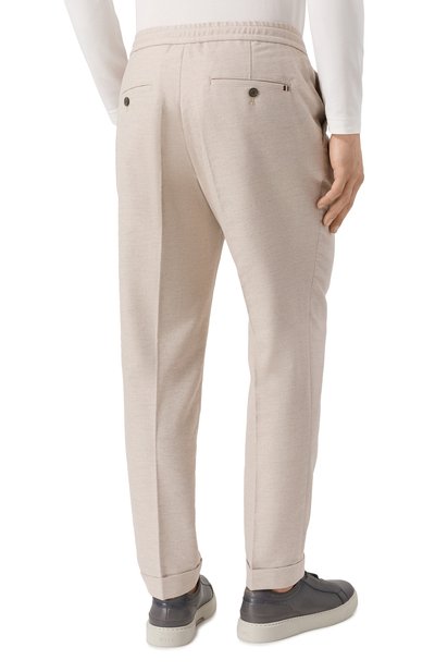 Брюки из хлопка и кашемира PAUL&SHARK, арт. 15314032, фото 4