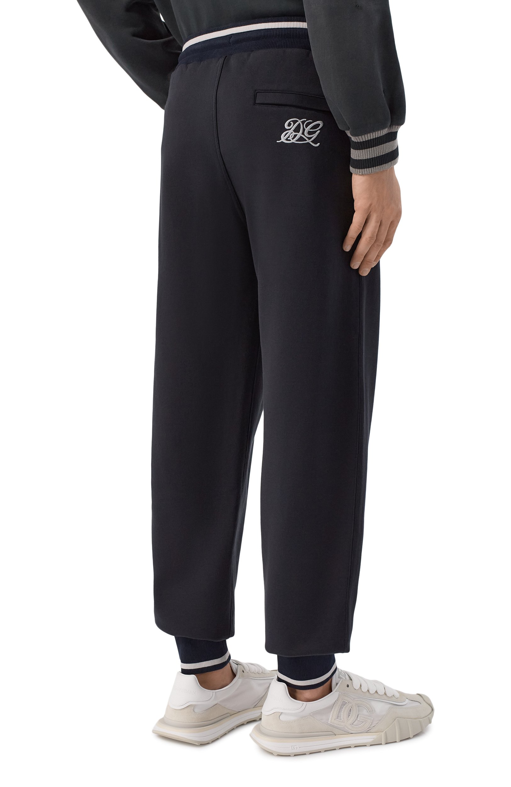 Хлопковые джоггеры DOLCE & GABBANA, арт. GVS2HZ/G7P9L, фото 4