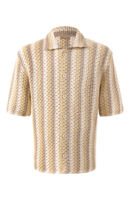 Хлопковая рубашка MVST 25E/X1P/0/A007/7594 Бежевый 25E/X1P/0/A007/7594