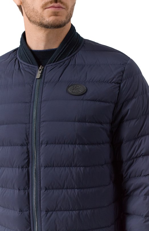Утепленный бомбер Burberry 8110273 Синий  8110273 Фото 5
