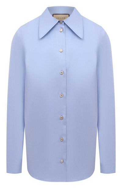 Женская хлопковая рубашка GUCCI, арт. 744781/Z321B