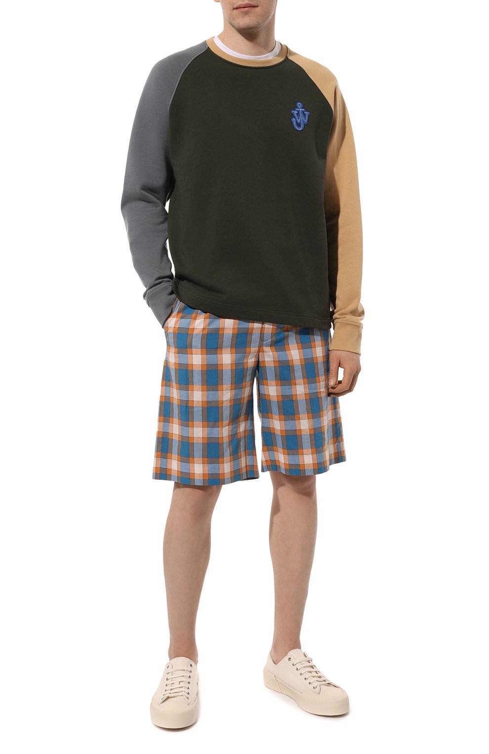 Хлопковые шорты GUCCI разноцветного цвета по цене 90720 руб., арт. 654859 ZAGCV, фото 2 Хлопковые шорты GUCCI, арт. 654859 ZAGCV, фото 2