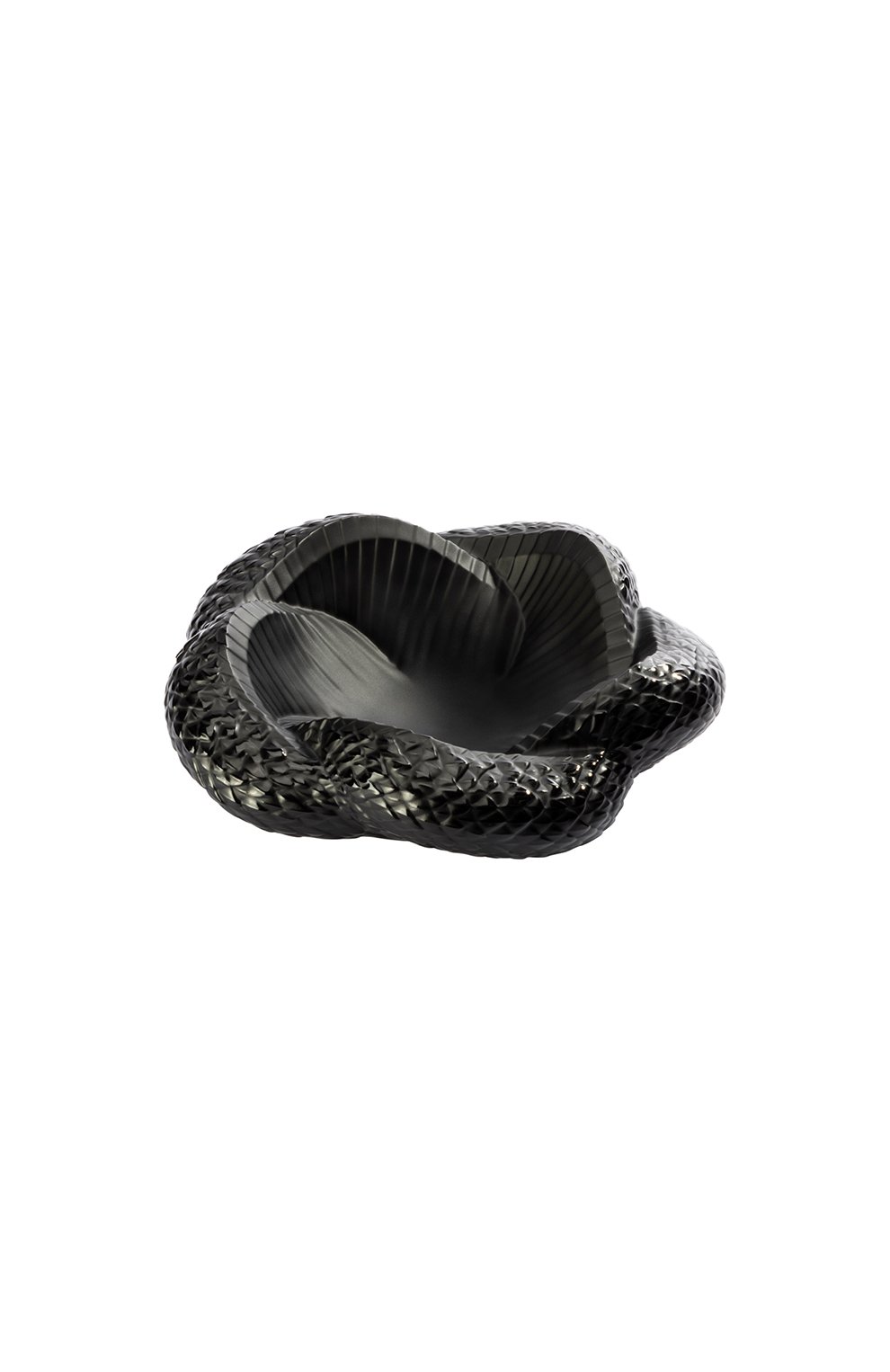 Декоративное блюдо serpent LALIQUE черного цвета по цене 322500 руб., арт. 10786900, фото 1 Декоративное блюдо serpent LALIQUE, арт. 10786900, фото 1