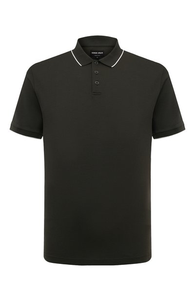 Мужское хлопковое поло GIORGIO ARMANI, арт. 3KSF75/SJMZZ