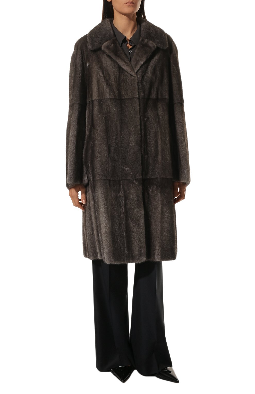 Шуба из норки PRADA, арт. 166543-L89-F0031, фото 3