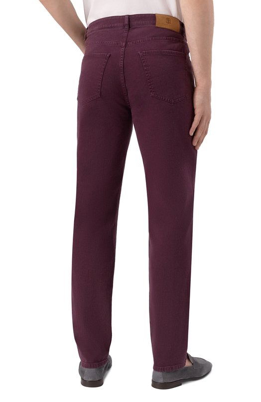 Джинсы Traditional Fit Brunello Cucinelli M277UD3210 Фиолетовый  M277UD3210 Фото 4