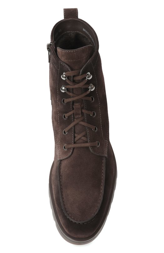Замшевые ботинки Detroit Santoni MGDG18910DTRAGEX Коричневый  MGDG18910DTRAGEX Фото 6