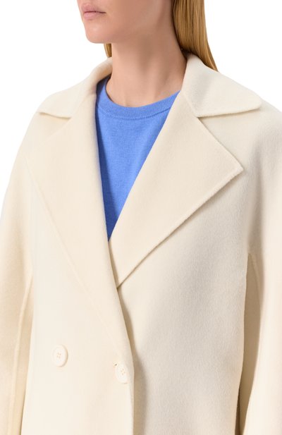 Пальто из кашемира и шерсти MAX MARA STUDIO, арт. LICENZA, фото 5