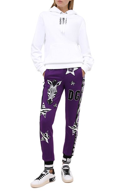 Хлопковые джоггеры DOLCE & GABBANA, арт. FTBR7Z/G7WFU, фото 2