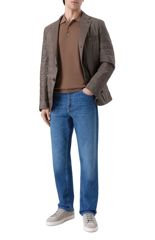 Замшевые кеды Tod’s XXM04L0HZ40/RE0 Серый  XXM04L0HZ40/RE0 Фото 2