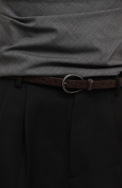 Кожаный ремень BRUNELLO CUCINELLI, арт. M0BRUC140, фото 2