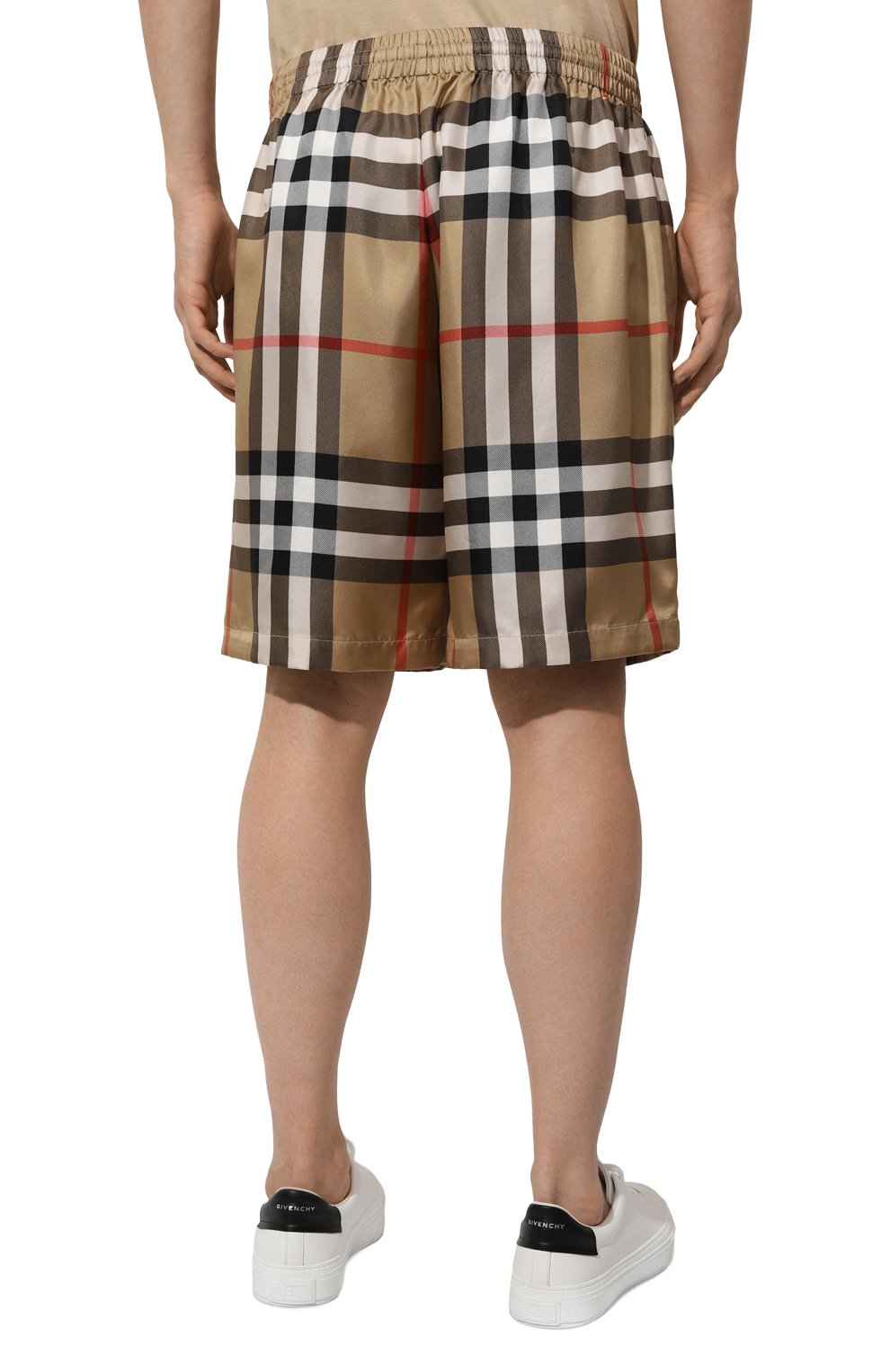 Шелковые шорты BURBERRY, арт. 8051281, фото 4