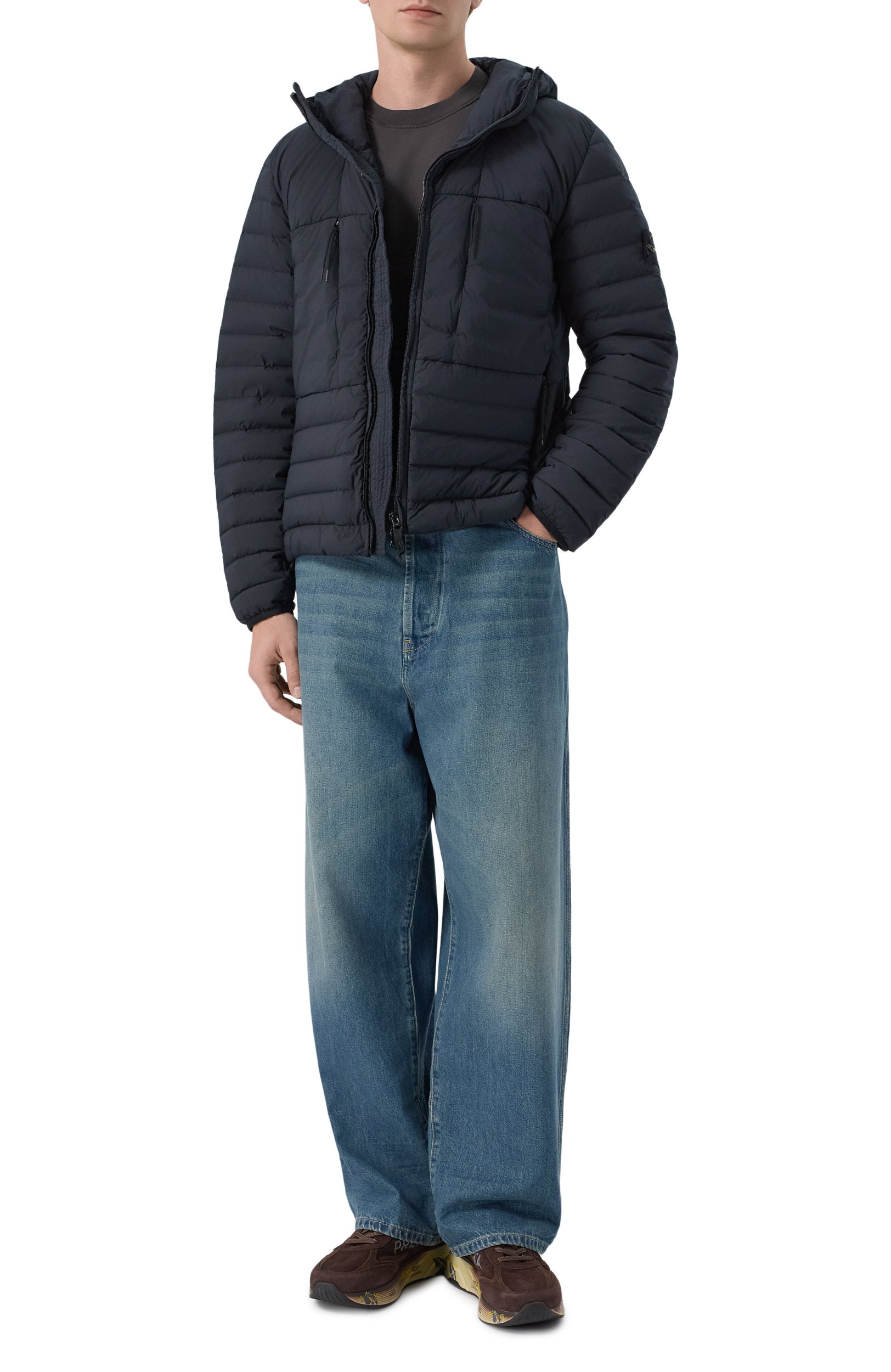 Хлопковый свитшот STONE ISLAND, арт. K2S156100060/S0051, фото 2