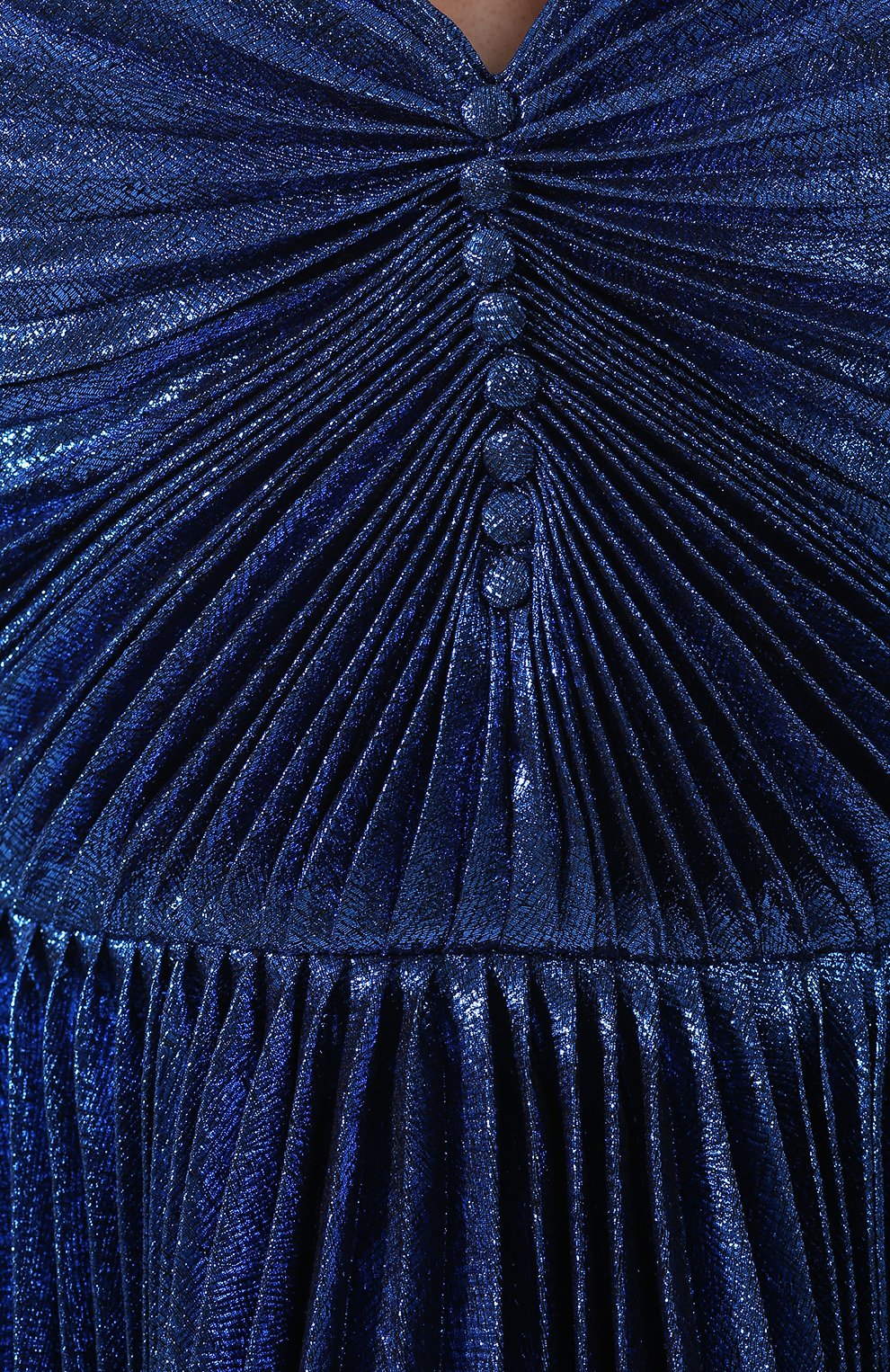 Шелковое платье SAINT LAURENT синего цвета по цене 329000 руб., арт. 573381/Y298V, фото 5 Шелковое платье SAINT LAURENT, арт. 573381/Y298V, фото 5