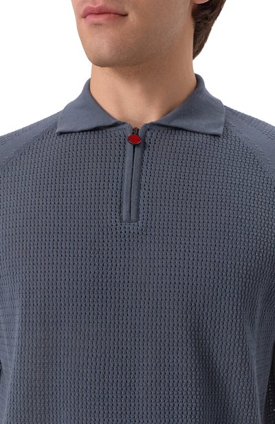 Хлопковое поло KITON, арт. UMK064903, фото 5