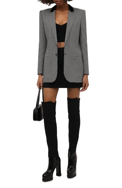 Комбинированные ботфорты CASADEI, арт. 1S186T1201T03289000, фото 2