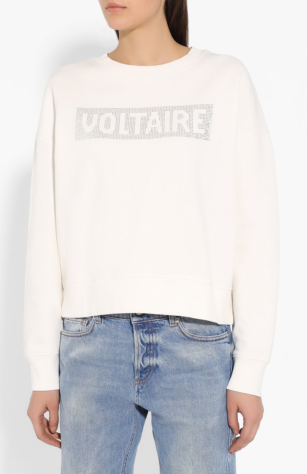 Хлопковый свитшот ZADIG AND VOLTAIRE, арт. WHTS7123F, фото 3