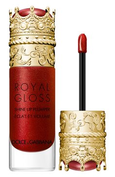 Блеск для губ с эффектом объема royal gloss, precious red DOLCE & GABBANA  цвета, арт. 30701227DG | Фото 3 (Региональные ограничения белый список (Axapta Mercury): Не проставлено; Нос: Не проставлено; Финишное покрытие: Блестящий)