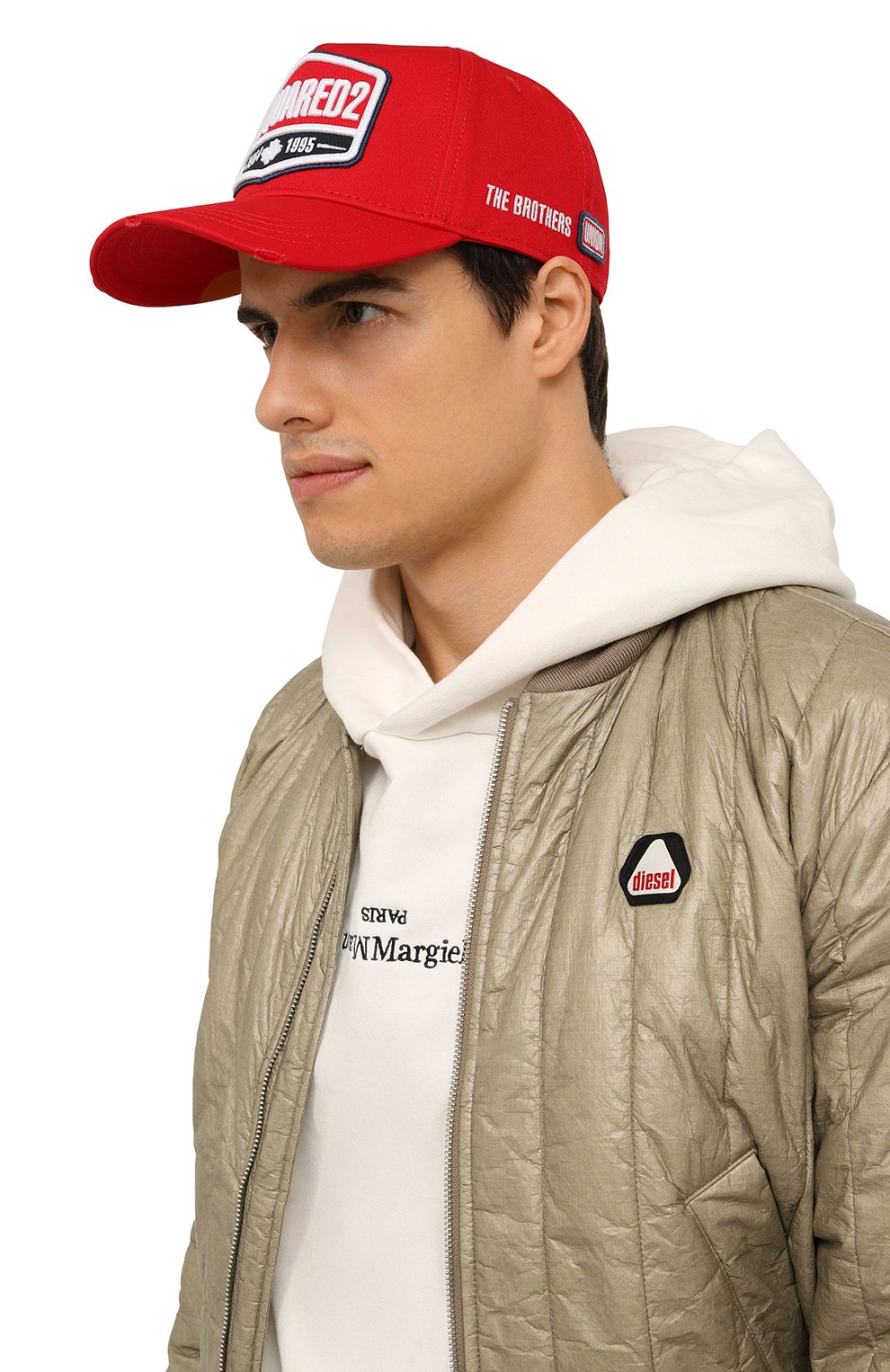 Хлопковая бейсболка DSQUARED2, арт. BCM0440 05C00001, фото 2