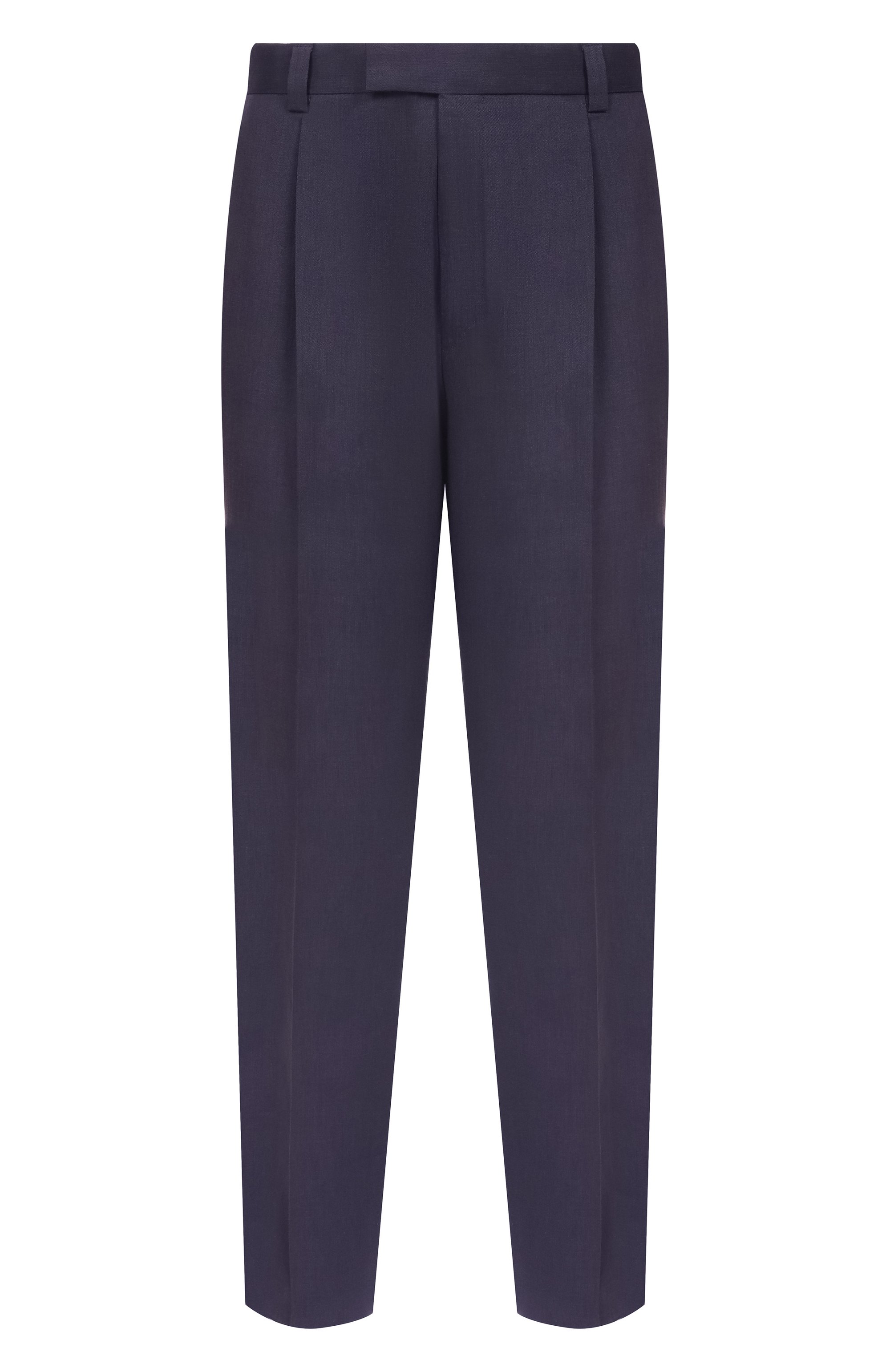 Брюки изо льна и шерсти BOSS CAMEL, арт. 50560851, фото 1