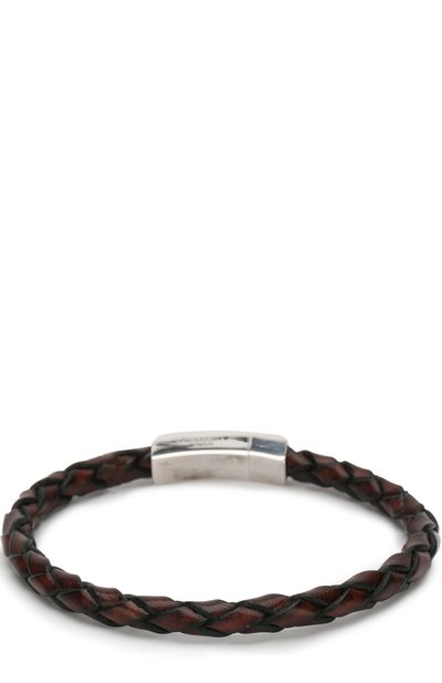 Плетеный кожаный браслет с серебряной отделкой TATEOSSIAN, арт. BR-3799, фото 2