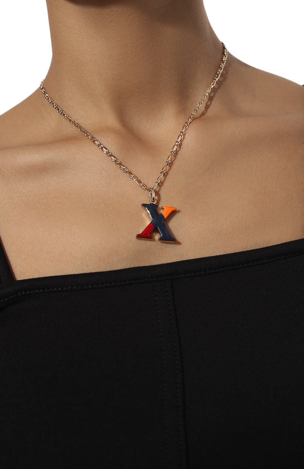 Кулон на цепочке alphabet x CHLOÉ, арт. CHC22SF04XBLQ, фото 2