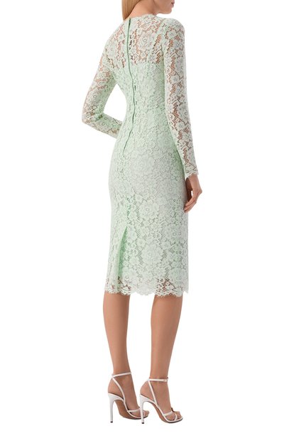 Платье из хлопка и вискозы DOLCE & GABBANA, арт. F6M0DT/HLMEA, фото 3