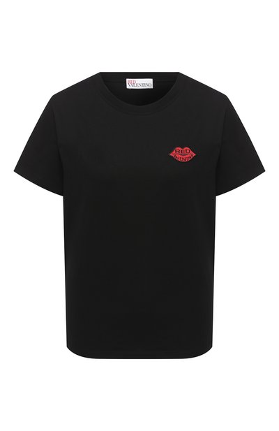 Женская хлопковая футболка REDVALENTINO, арт. UR0MG07V/5JH