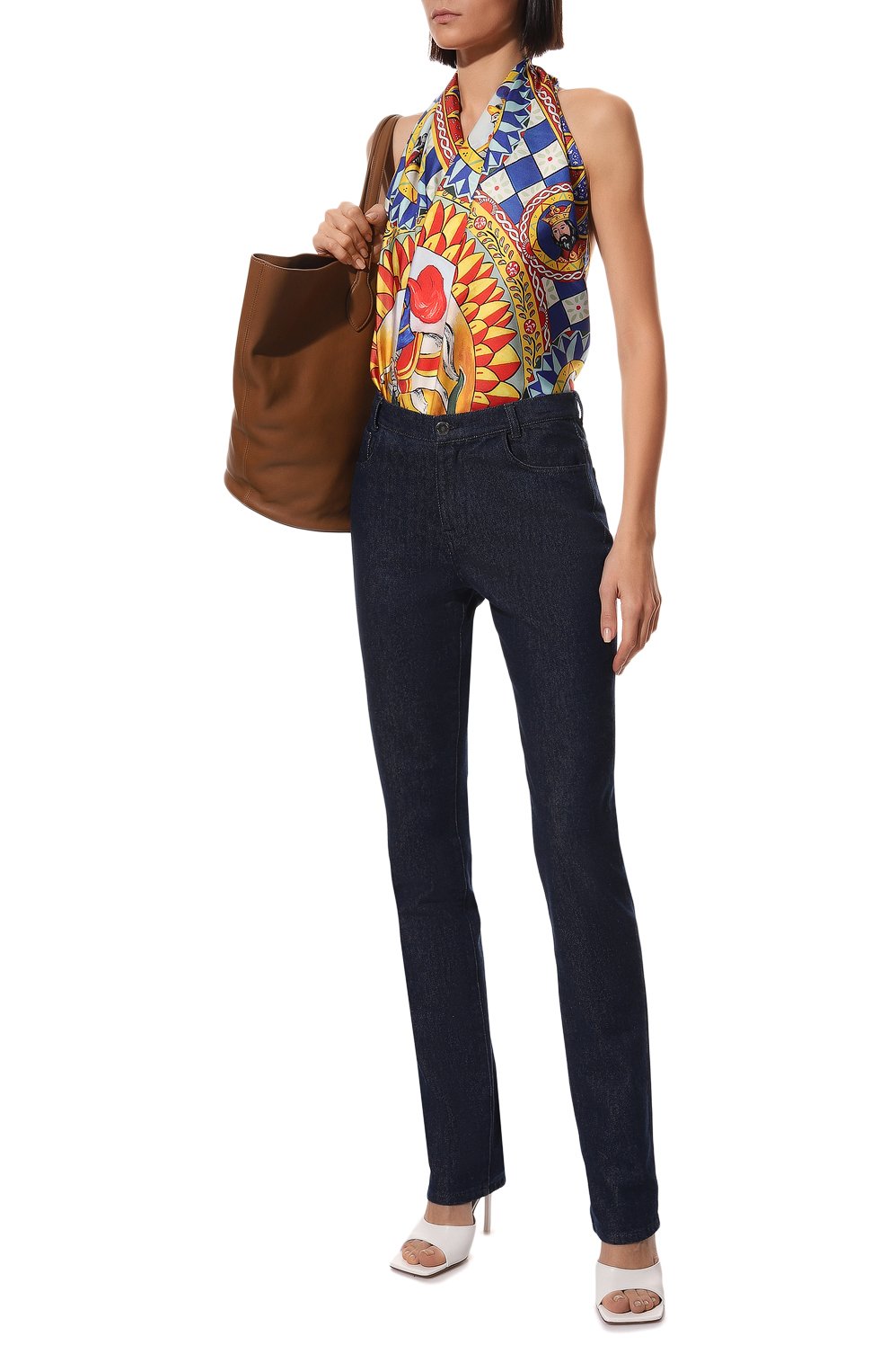 Шелковый платок DOLCE & GABBANA, арт. FN086R/FI1T4, фото 2