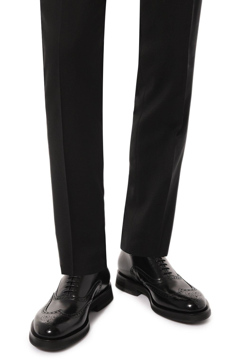 Кожаные оксфорды conor SANTONI, арт. MCCG18536JW2BPWE, фото 3