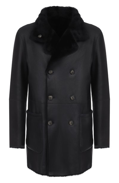 Мужская двусторонняя дубленка из овчины GIORGIO ARMANI, арт. 4SB03P/4SP19