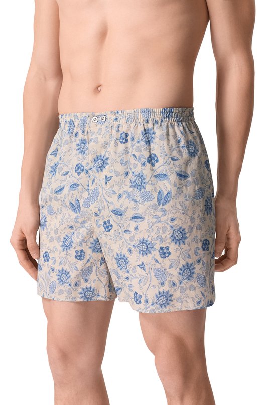 Хлопковые боксеры Zimmerli 4690-75101 Бежевый  4690-75101 Фото 2