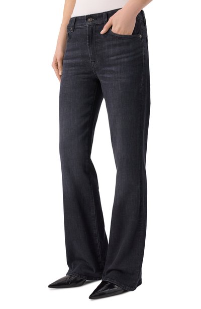 Джинсы the leggy bootcut 7 FOR ALL MANKIND темно-серого цвета по цене 31900 руб., арт. 7U4X0C34-450, фото 3 Джинсы the leggy bootcut 7 FOR ALL MANKIND, арт. 7U4X0C34-450, фото 3