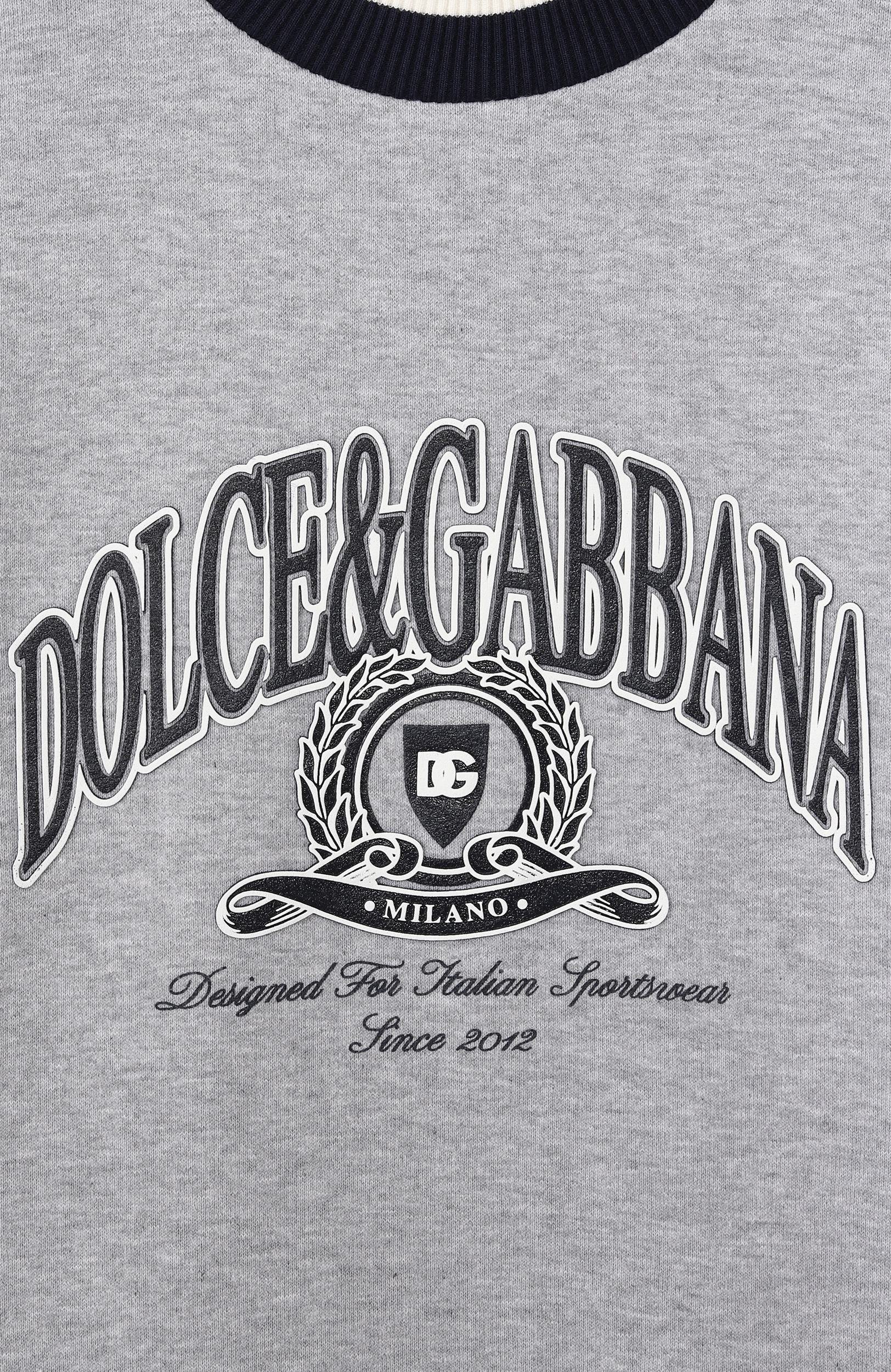 Хлопковый свитшот DOLCE & GABBANA, арт. L4JWNU/G7P6H, фото 3