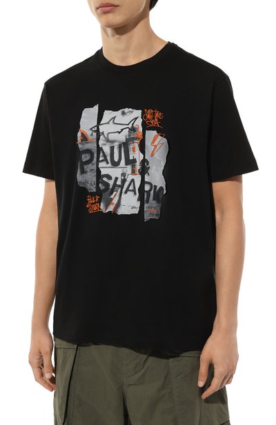 Хлопковая футболка PAUL&SHARK, арт. 14311611, фото 3