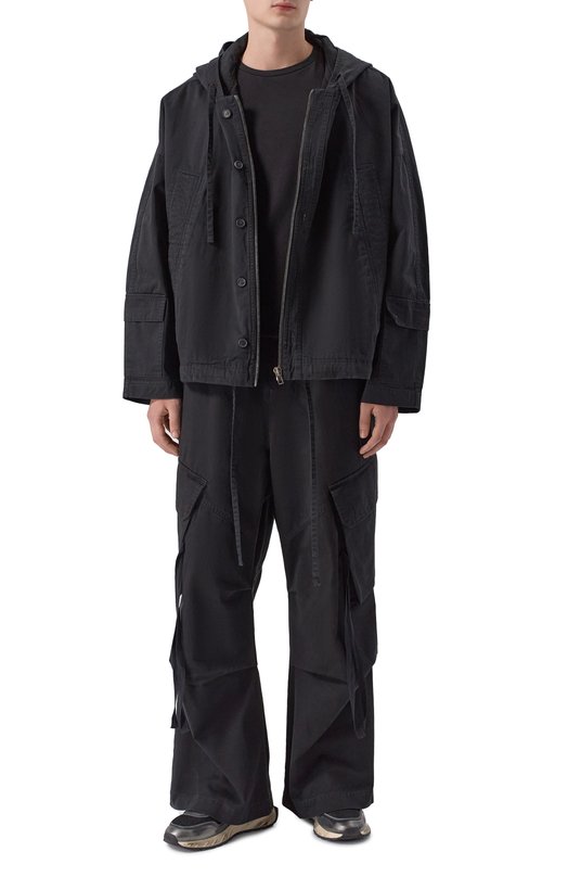 Хлопковая футболка Giorgio Brato TX26S1908C0TM Чёрный  TX26S1908C0TM Фото 2