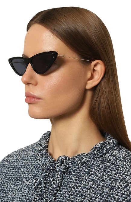 Женские солнцезащитные очки DIOR EYEWEAR черного цвета, арт. MISSDI0R B4U 12B0 | Фото 2 (Нос: Не проставлено; Региональные ограничения белый список (Axapta Mercury): Не проставлено)