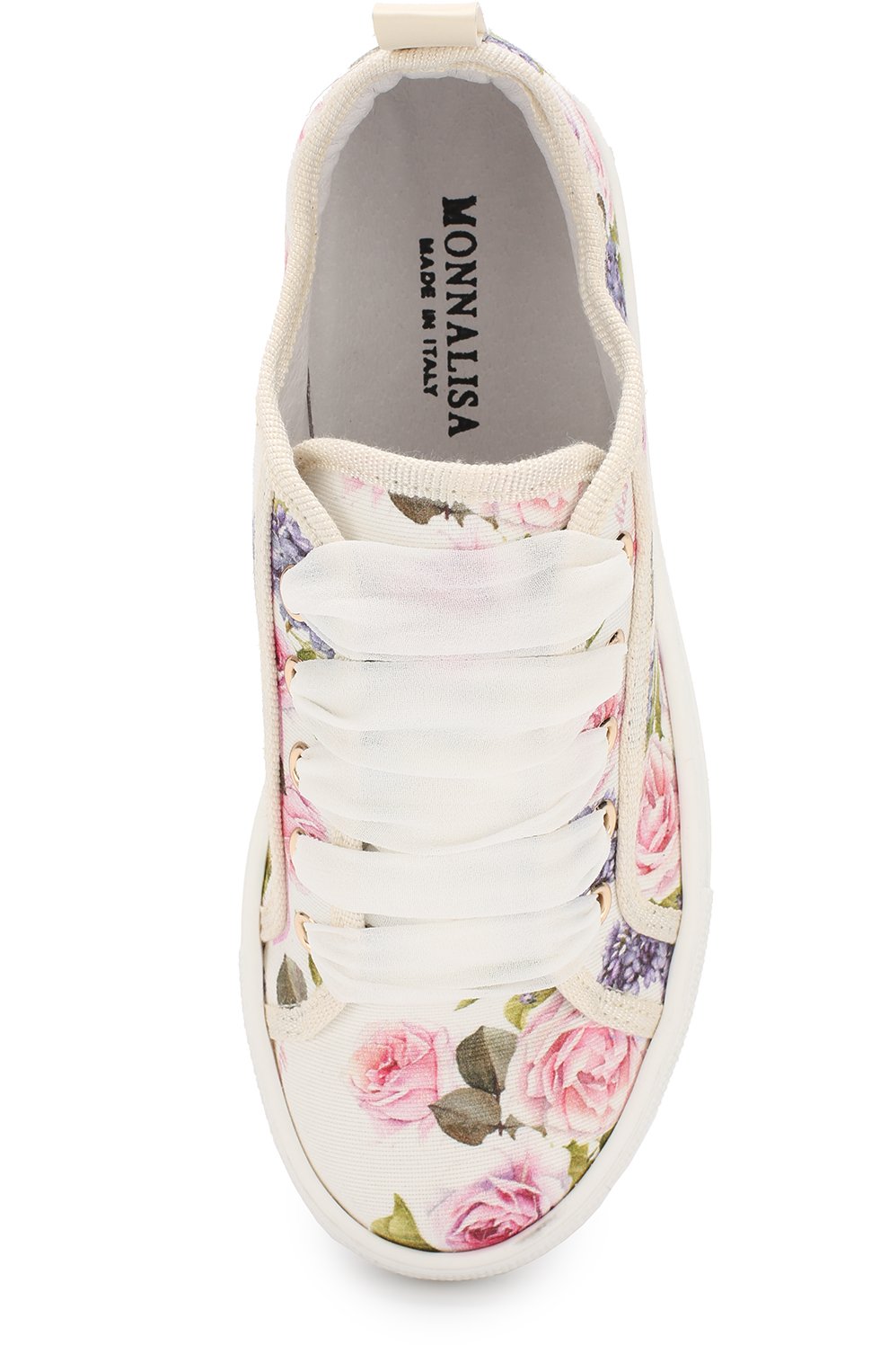 Кеды с принтом MONNALISA, арт. 871008, фото 4