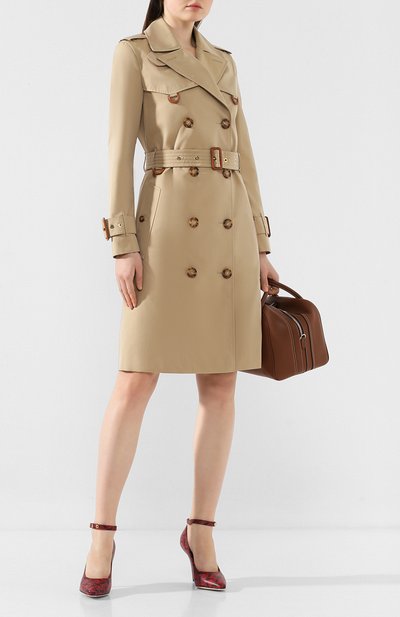 Хлопковый тренч islington BURBERRY, арт. 8014155, фото 2