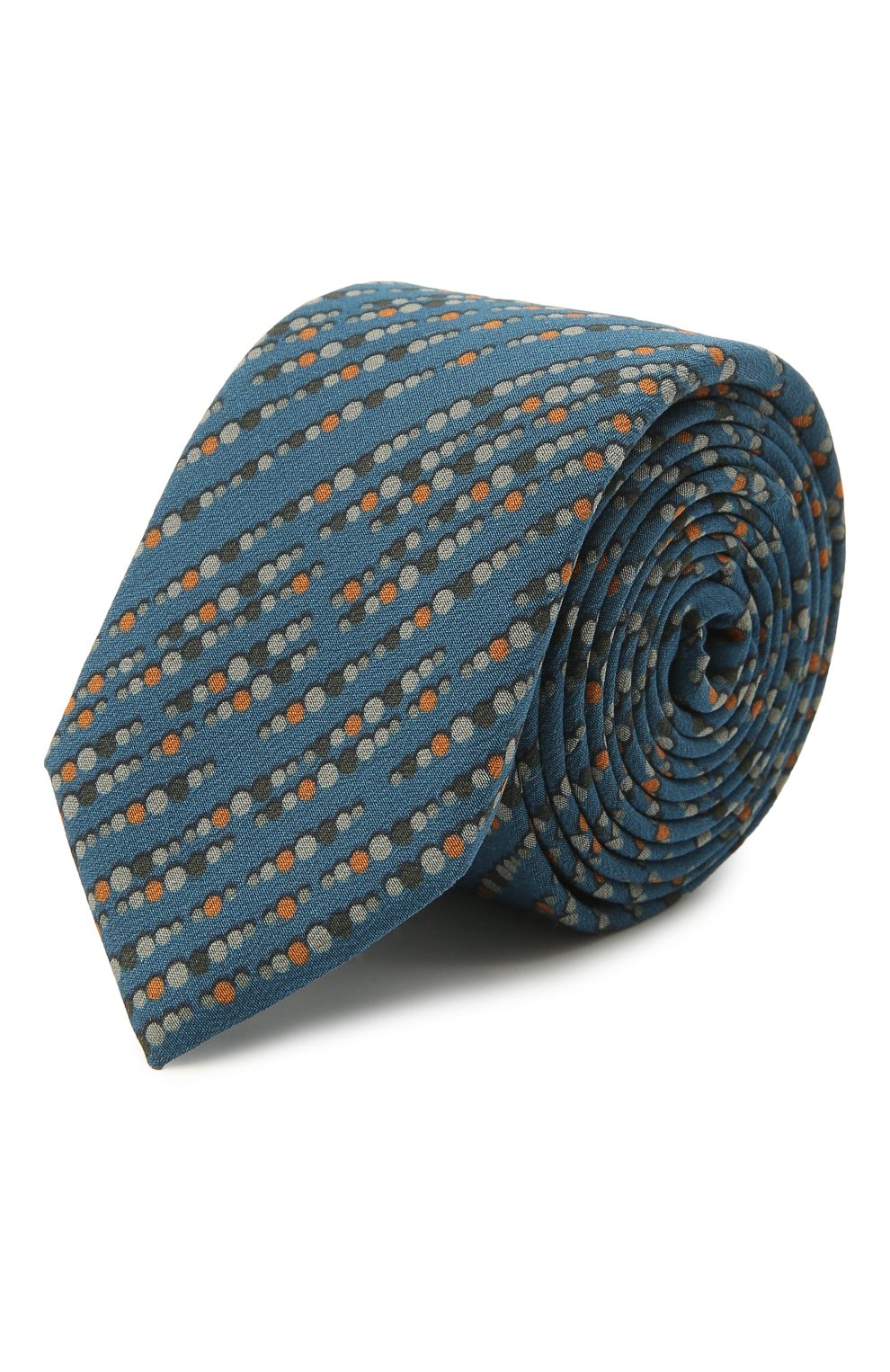 Шелковый галстук DOLCE & GABBANA синего цвета по цене 18450 руб., арт. GT149E/G0TB6, фото 1 Шелковый галстук DOLCE & GABBANA, арт. GT149E/G0TB6, фото 1
